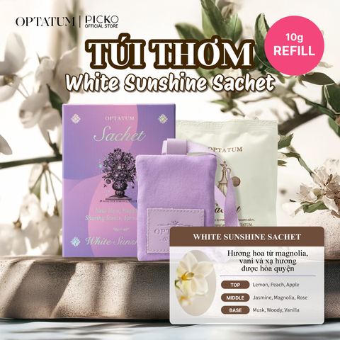 Túi thơm cho không gian sống OPTATUM White Sunshine Sachet 10g