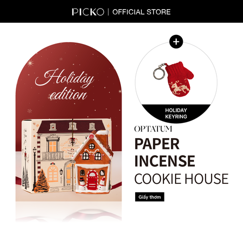 Optatum Set Quà Phiên Bản Giáng Sinh Optatum Paper Incense Cookie House