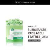 Miếng tẩy trang đa năng, tẩy da chết nhẹ nhàng MAKEHEAL PEELOSOFT BUBBLERASER PADS ACCU TEATREE 20EA