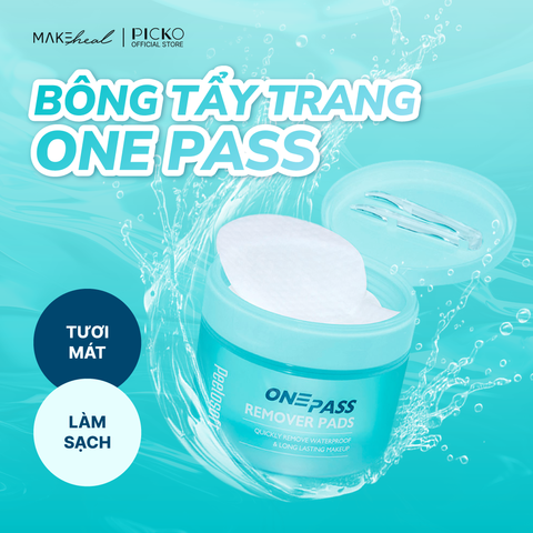 Miếng tẩy trang và làm sạch da MAKEHEAL PEELOSOFT ONEPASS REMOVER PAD hộp 50 miếng