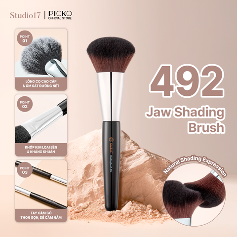 Cọ tạo khối cằm STUDIO17 CHIN SHADING BRUSH 492