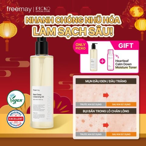 Dầu tẩy trang Freemay Real Deep Cleansing Oil 330ML