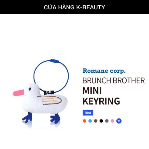Móc khóa Brunch Brother Mini Keyring hình thú dễ thương - Phụ kiện thời trang độc đáo​