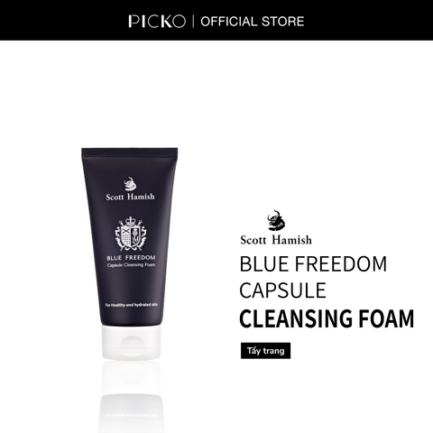 Sữa rửa mặt dành cho nam Scott Hamish Blue Freedom Capsule Cleansing Foam