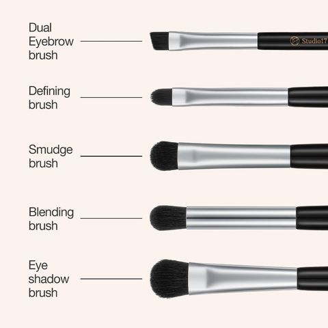Bộ cọ trang điểm mắt STUDIO17 EYE MAKEUP BRUSH SET 5 món Hàn Quốc