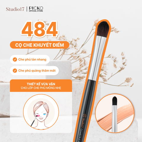 Cọ che khuyết điểm chuyên nghiệp STUDIO17 CONCEALER BRUSH 484