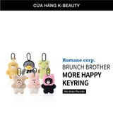 Móc khóa Brunch Brother More Happy Keyring – Móc khóa dễ thương mang phong cách vui tươi