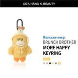 Móc khóa Brunch Brother More Happy Keyring – Móc khóa dễ thương mang phong cách vui tươi
