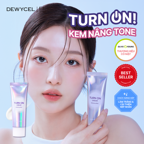 Kem nâng tông Dewycel Turn On Cream