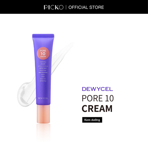 Dewycel Bộ Sản Phẩm 2 Món Kem Đa Năng Pore10 Cream, Kem nâng tông Filtering Cream