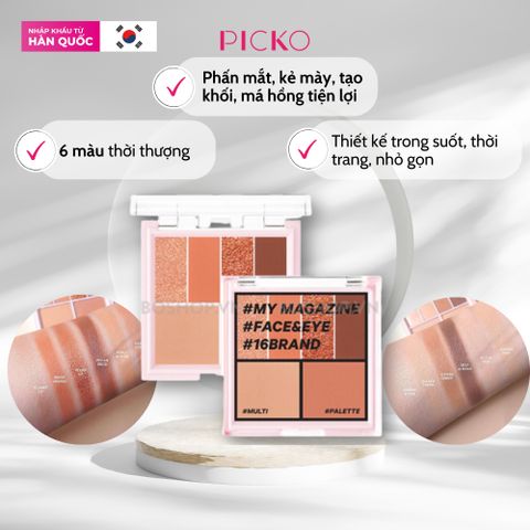 Phấn mắt Hàn Quốc S​I​X​T​E​E​N​ B​R​A​N​D 16 M​y ​Magazine