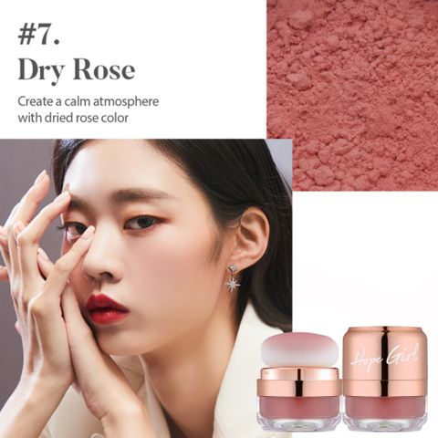 [Hope Girl] Phấn Má Hồng Dạng Bột 3D POWDER BLUSHER 5Gr