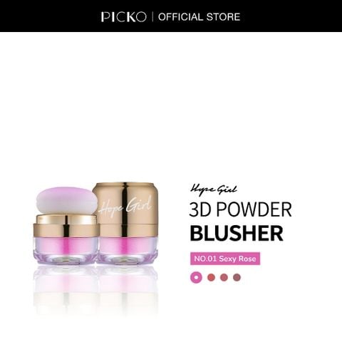 [Hope Girl] Phấn Má Hồng Dạng Bột 3D POWDER BLUSHER 5Gr