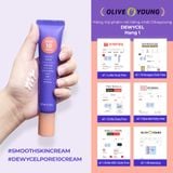 Kem giảm mụn đầu đen - đầu trắng - se khít lỗ chân lông - cấp ẩm Dewycel Pore10 Cream 40ml