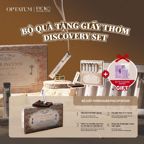 Optatum Set Giấy Thơm Optatum Paper Incense Discovery 5 Mùi Hương