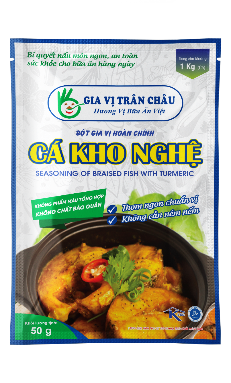  Gói gia vị hoàn chỉnh nấu Cá kho nghệ 