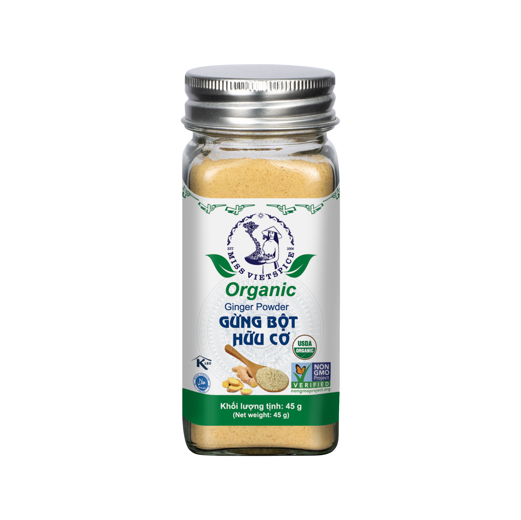  Gừng bột hữu cơ 