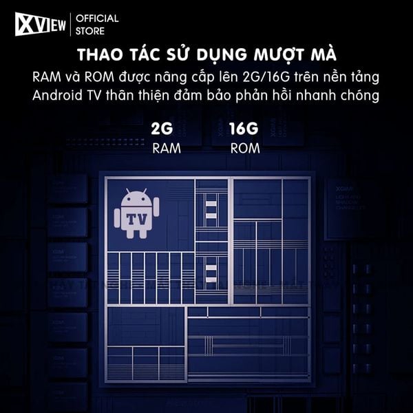 Xview Xcine4 Pro2 - Máy chiếu mini tích hợp Android TV, độ sáng lên đến 900 ansi lumens, phân giải thực chuẩn Full HD 1080p, sử dụng công nghệ quang học mới nhất hạn chế 98% mờ viền, hỗ trợ Auto focus và Autokeystone