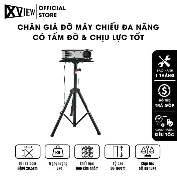 Chân giá máy chiếu đa năng - Trụ vững chắc chắn, loại cao cấp siêu cứng, chịu lực tốt