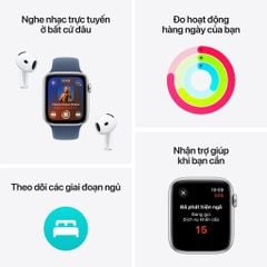 Apple Watch SE 2023 GPS 44mm viền nhôm