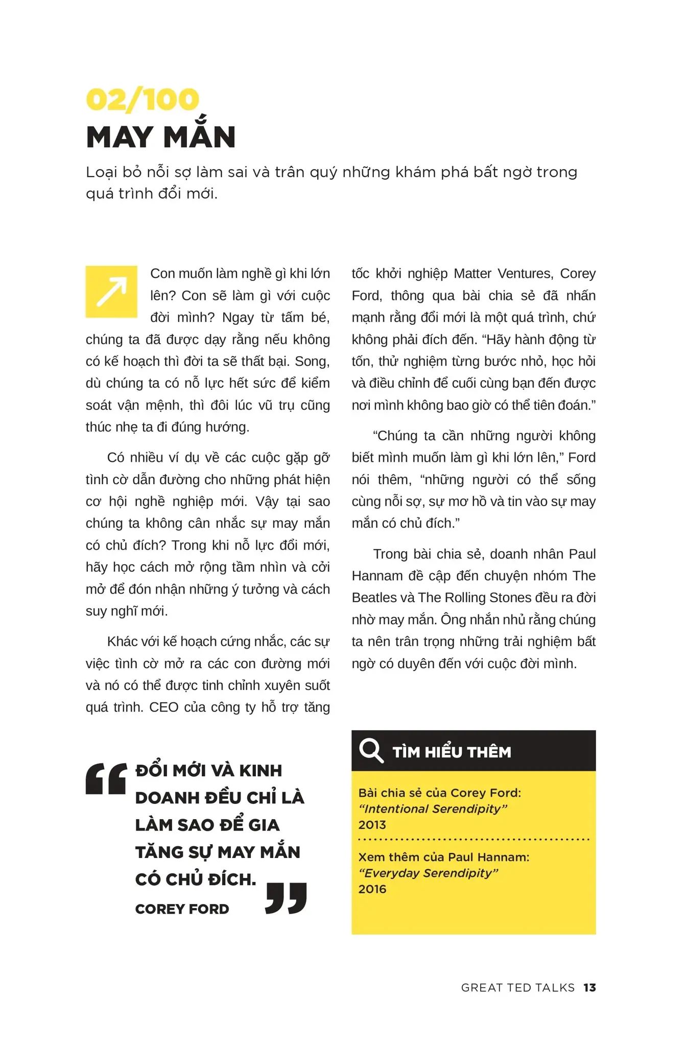  Greatted Talks : Đổi Mới Tư Duy - Thoát Khỏi Chiếc Hộp An Toàn 