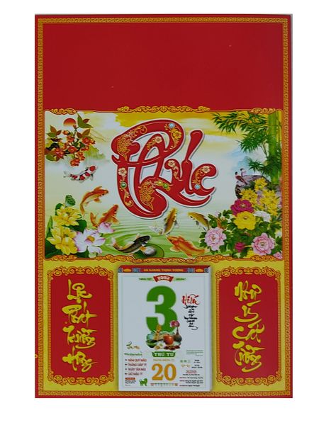 Bìa Lịch Đại Chữ Phúc Ac20