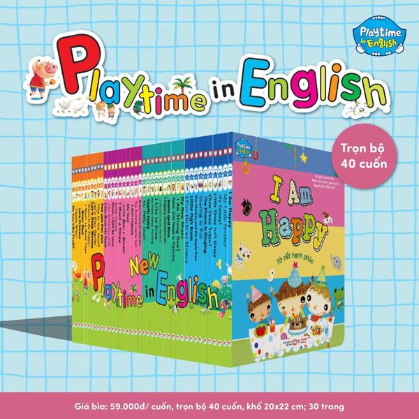 Bộ Playtime In English (Bộ 40 cuốn)