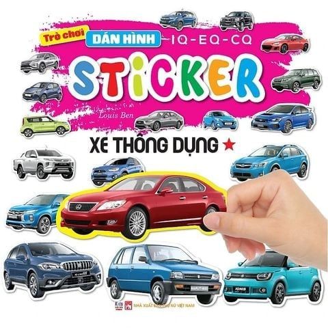  Combo Trò Chơi Dán Hình IQ - EQ -CQ Sticker (Bộ 8 Cuốn) 
