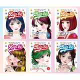  Combo 6 quyển: Dán Hình & Tô Màu Búp Bê - Nhà Thiết Kế Thời Trang - Quyến rũ - Sticker Trong Suốt 