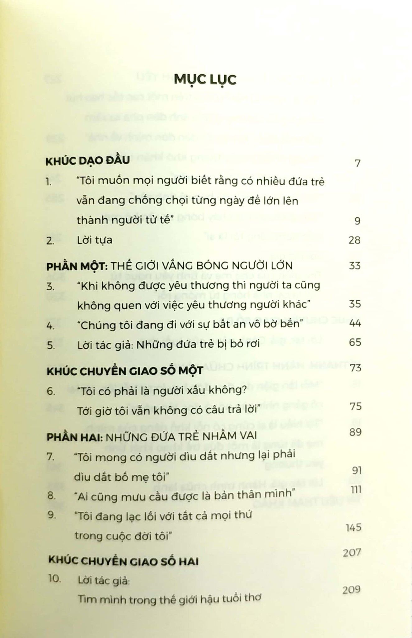  Tìm Mình Trong Thế Giới Hậu Tuổi Thơ 