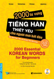  2000 Từ Vựng Tiếng Hàn Thiết Yếu Cho Người Mới Bắt Đầu (Tặng Kèm QR) 