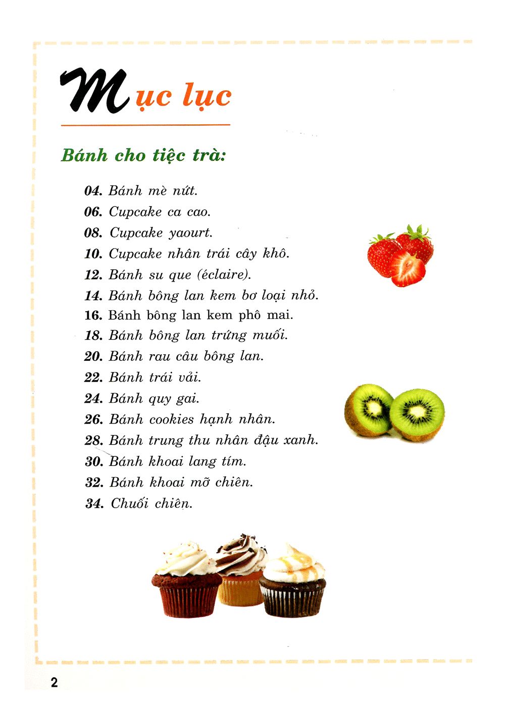  Bánh Cho Tiệc Trà & Bánh Điểm Tâm 