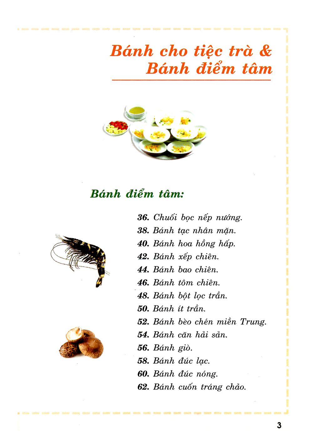  Bánh Cho Tiệc Trà & Bánh Điểm Tâm 