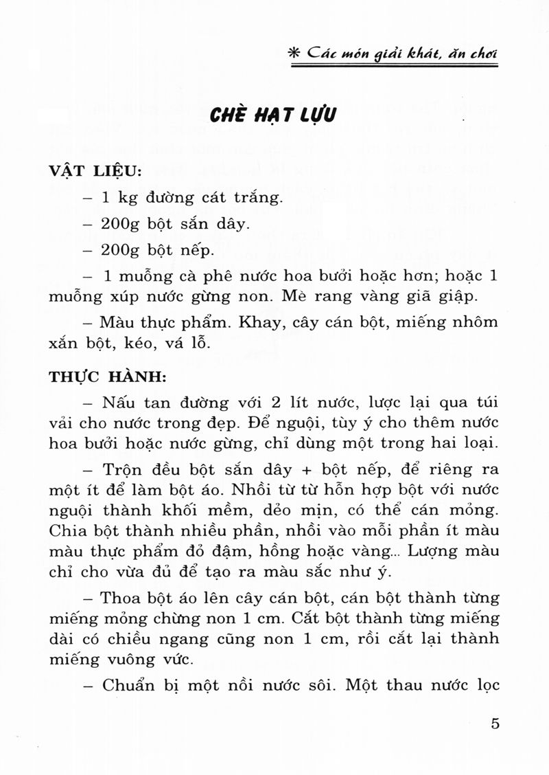  Các Món Giải Khát Ăn Chơi 