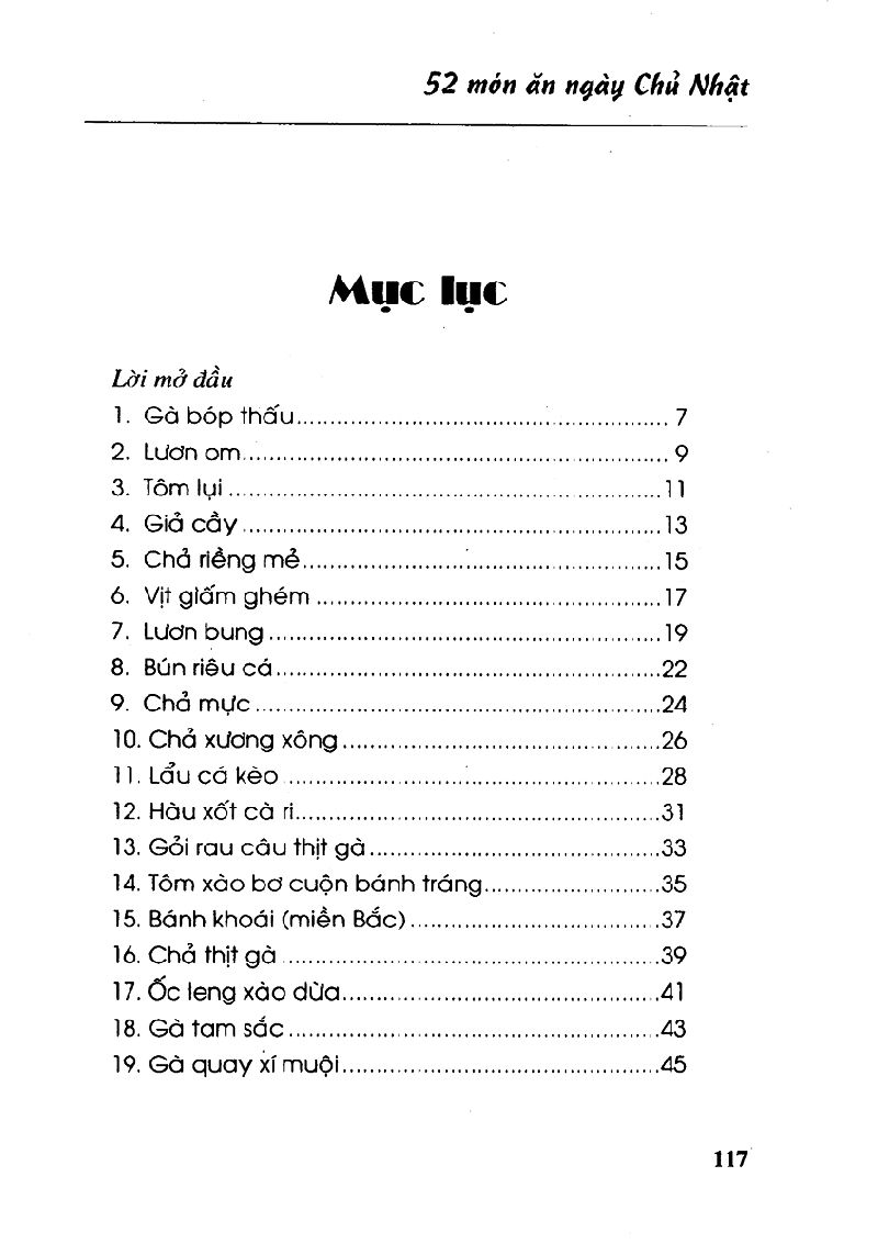  52 Món Ăn Ngày Chủ Nhật 