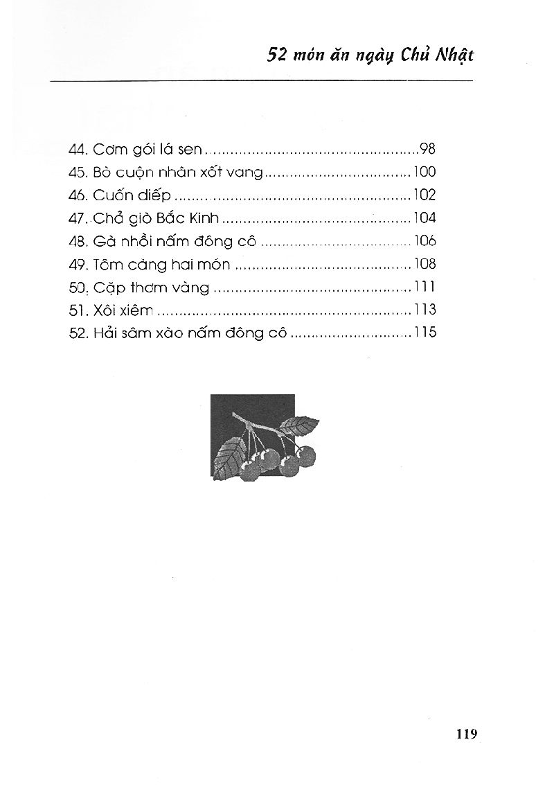  52 Món Ăn Ngày Chủ Nhật 