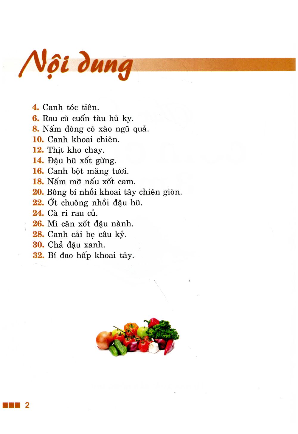  Ct- Thực Đơn Cơm Chay 3 Món 