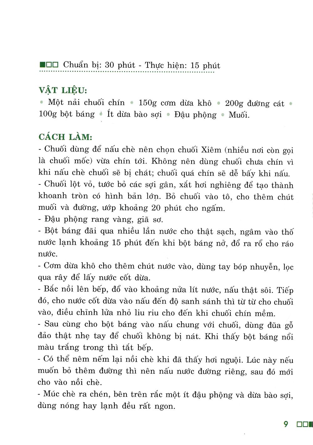  Ngọt Ngào Chè Nam Bộ 