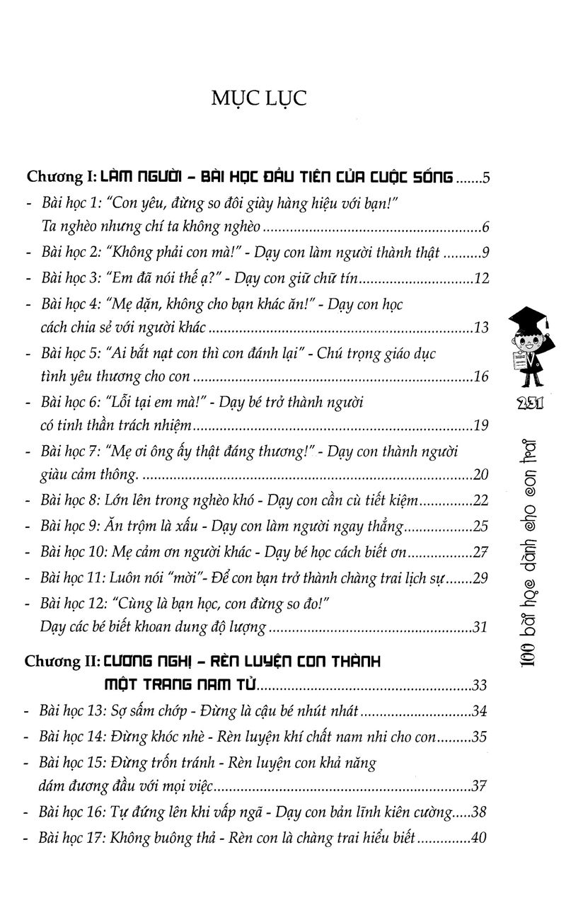  100 Bài Học Dành Cho Con Trai (Tái Bản 2017) 