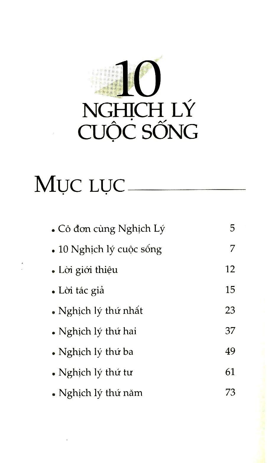  10 Nghịch Lý Cuộc Sống (Tái Bản 2019) 