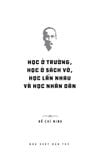  Di Sản Hồ Chí Minh. Học Ở Trường, Học Ở Sách Vở, Học Lẫn Nhau Và Học Nhân Dân 