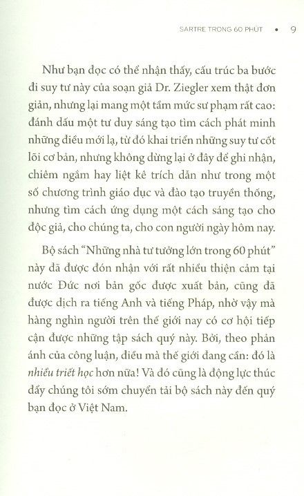  Những Nhà Tư Tưởng Lớn - Sartre Trong 60 Phút 
