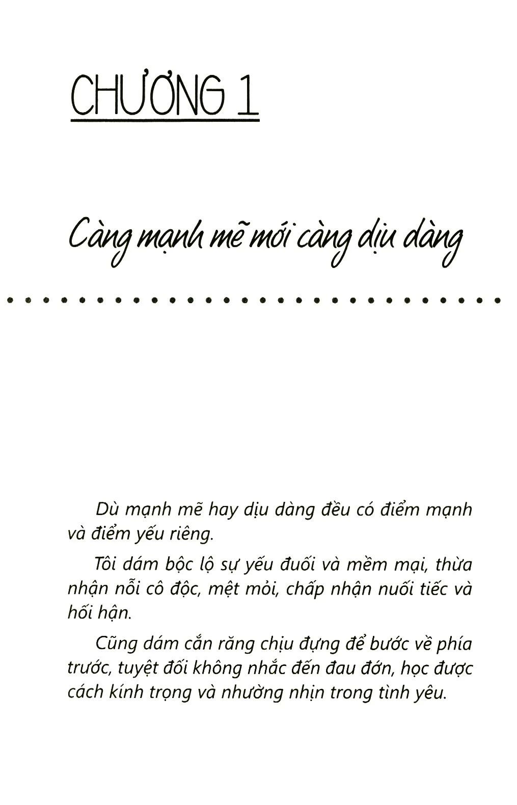  Càng Mạnh Mẽ Càng Dịu Dàng 