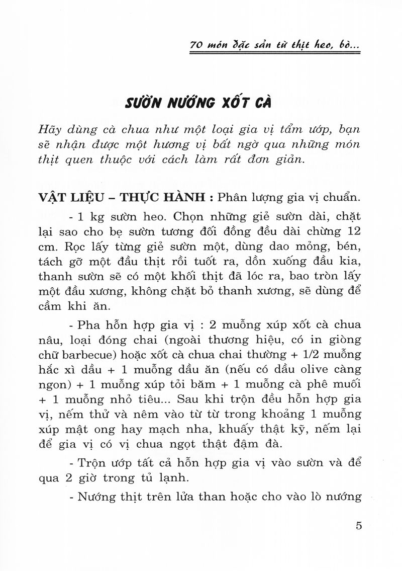  70 Món Đặc Sản Từ Thịt Heo Bò 