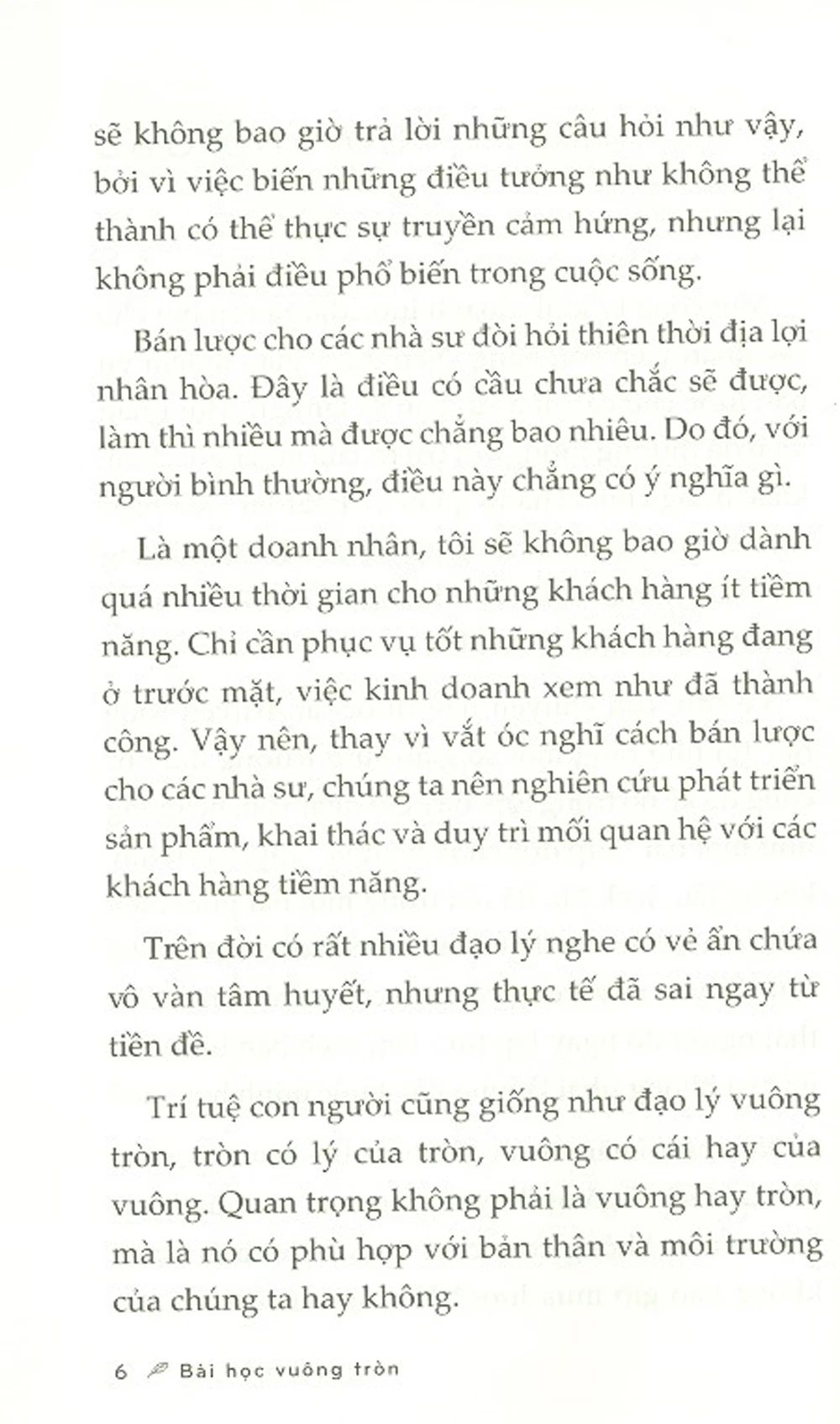  Bài Học Vuông Tròn 