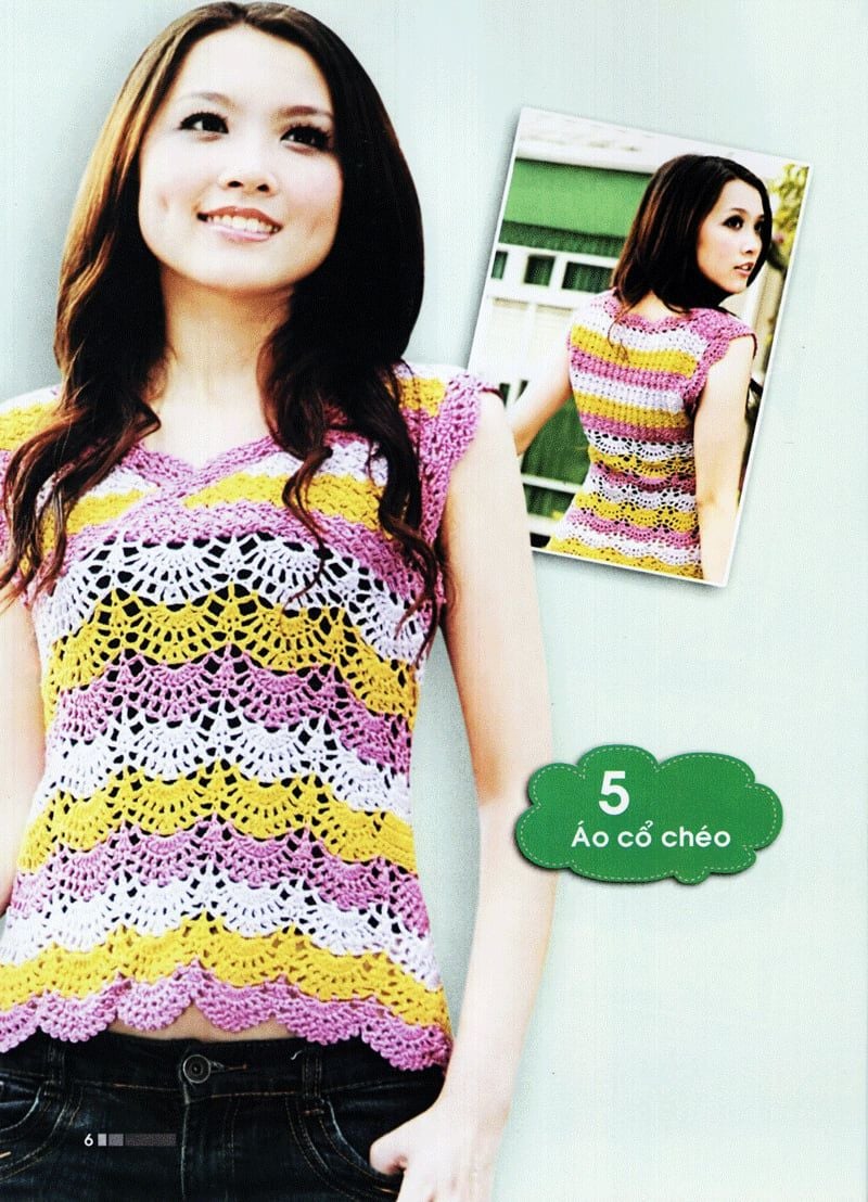  Kỹ Thuật Móc Len Sợi - Thời Trang Mùa Xuân 