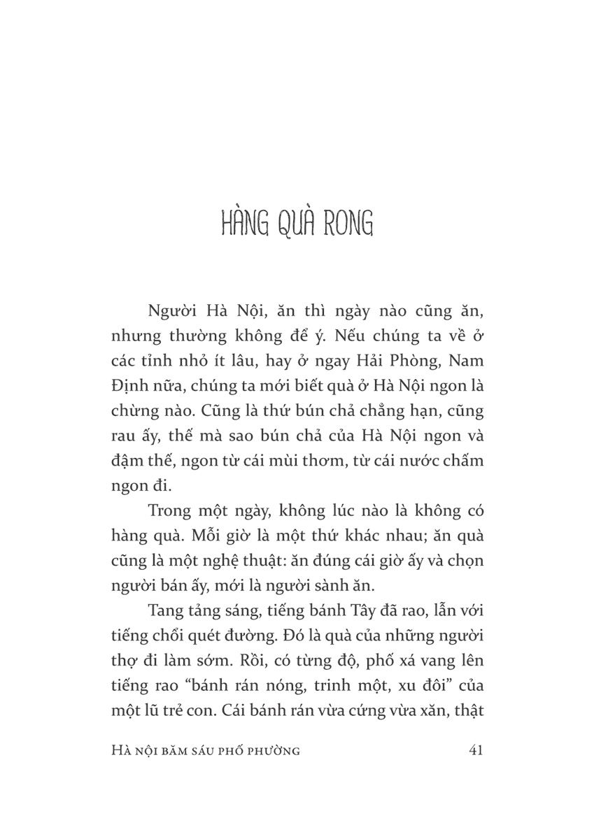  Hà Nội Băm Sáu Phố Phường (Tái Bản 2022) 