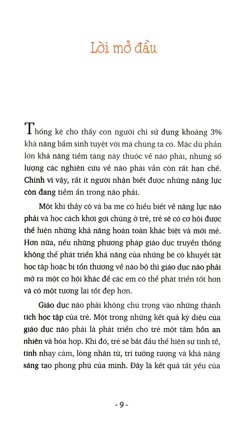  Giáo Dục Não Phải - Tương Lai Cho Con Bạn 