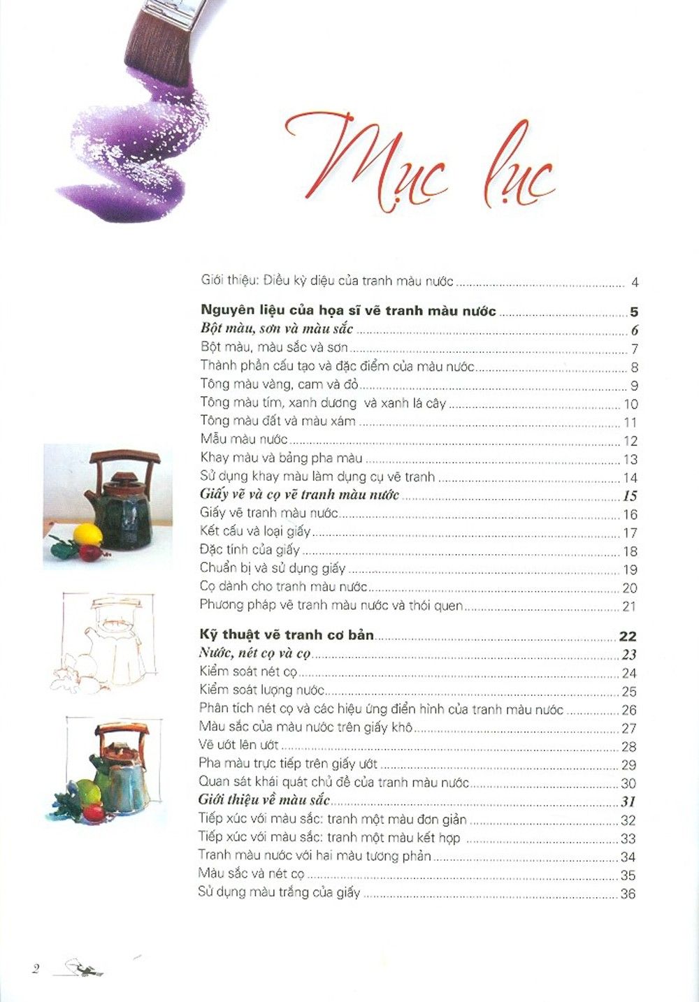  Học Vẽ Tranh Màu Nước 
