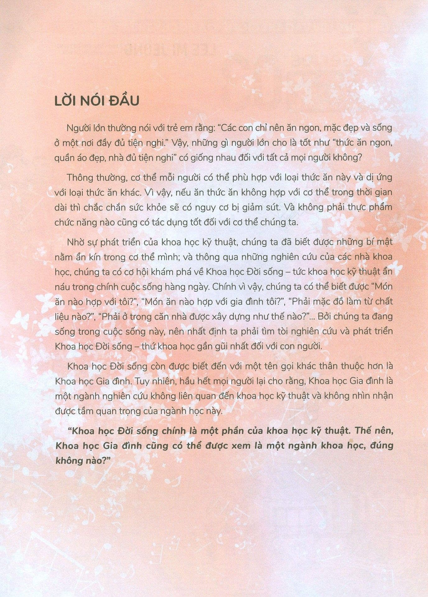  W Series 03 - Ăn, Mặc, Ở Cùng Khoa Học Đời Sống 